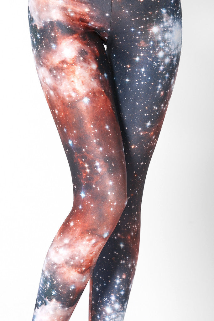 Women Colorful Universe Leggings Galaxy Space Print Leggings