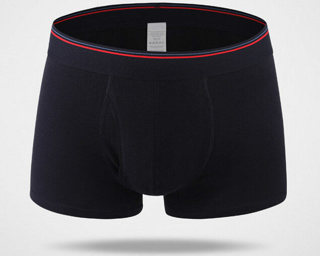 Boxer Brief Men 3D Wolf Funny Underwear Cotton Blend Seamless Mid-Waist  Soft 1Pc