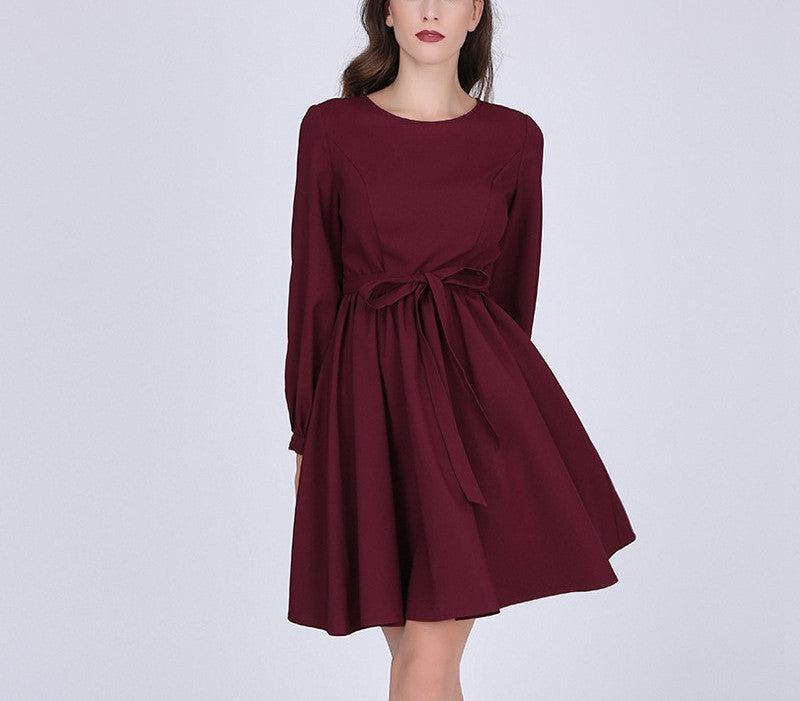 red long sleeve dress australia