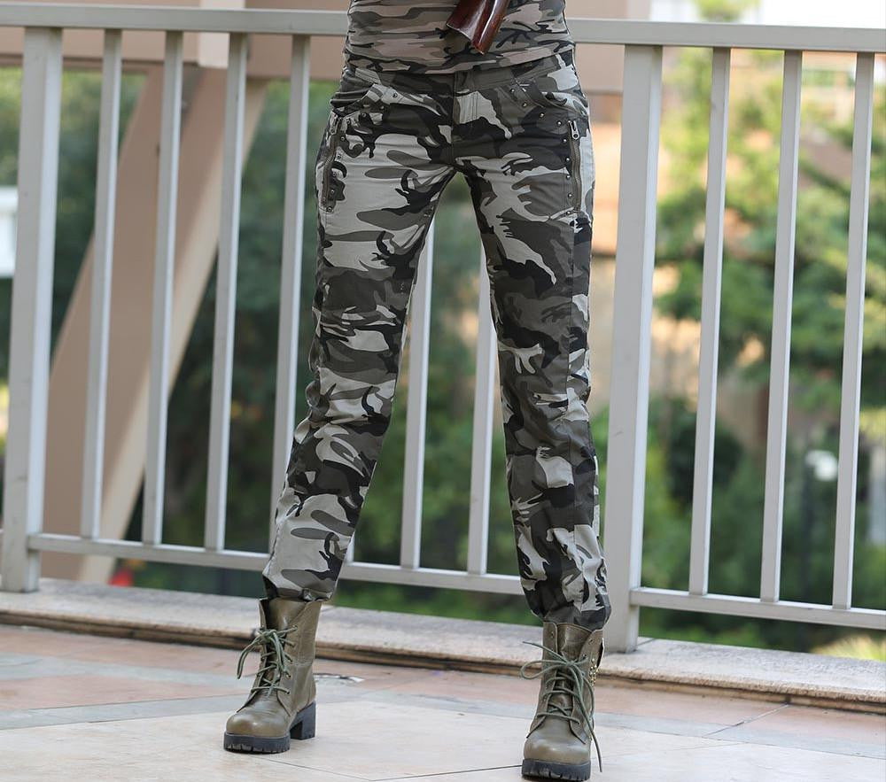 Large Size Cargo Pants Women Military Clothing Tactical Pants