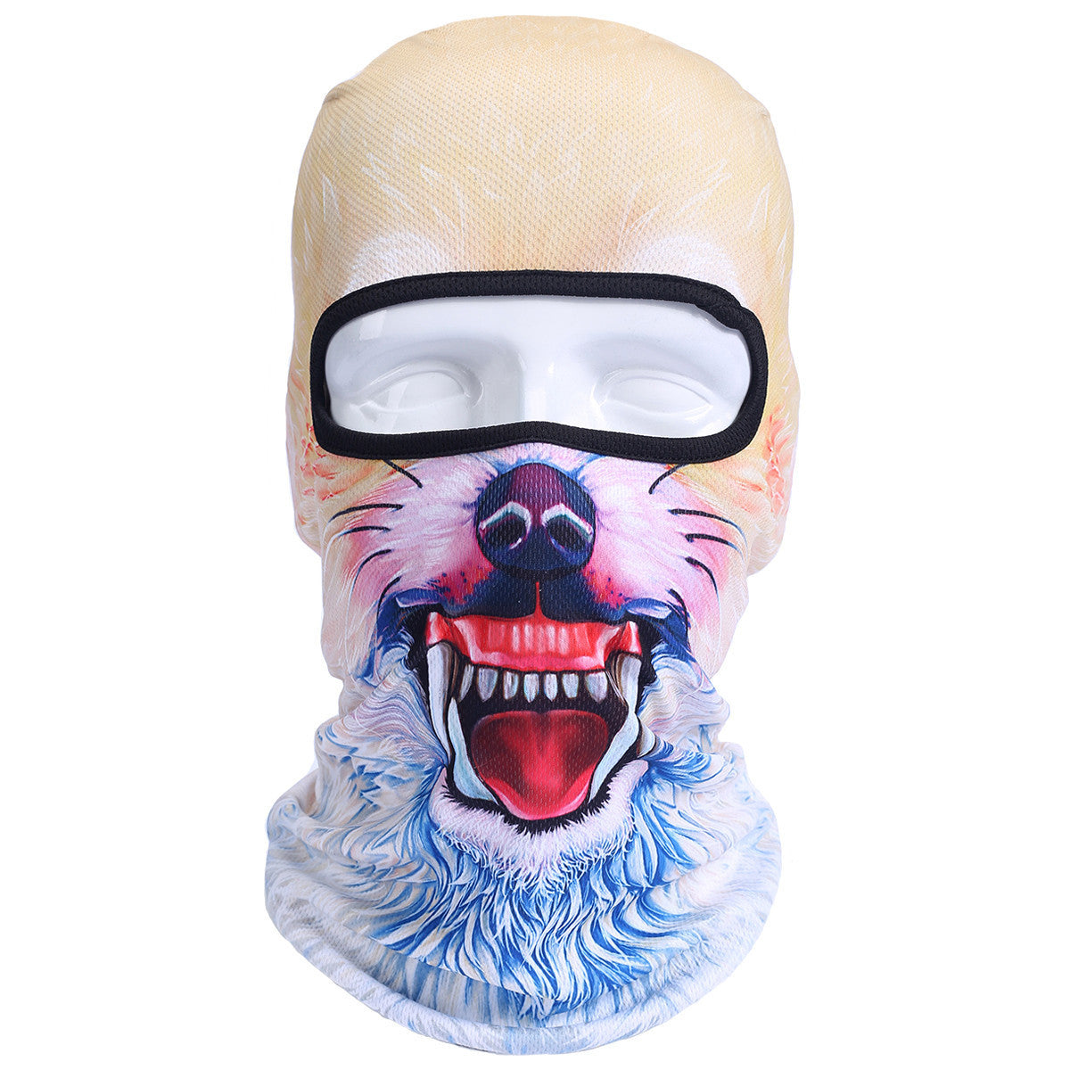 3D Animal Bike Face Mask With Ears For Outdoor Sports, Cycling