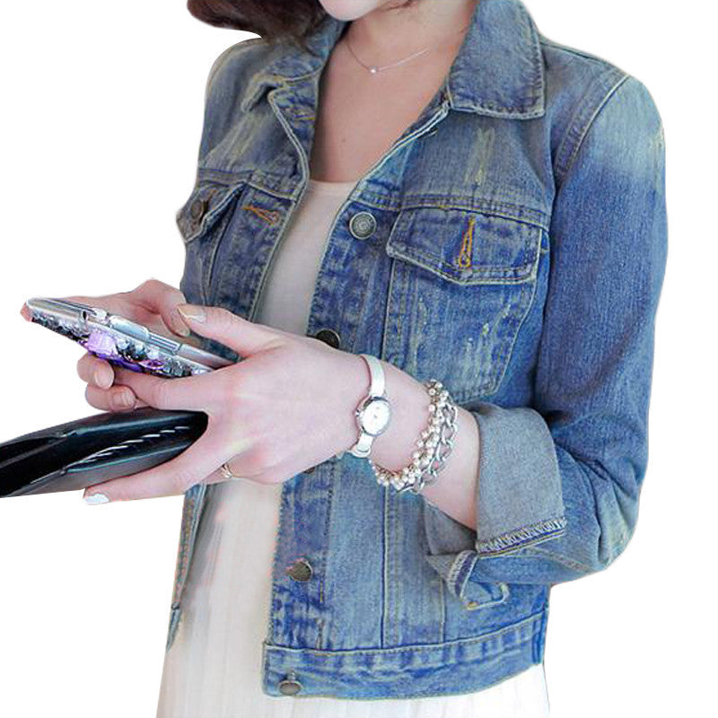 short denim jackets for womens online