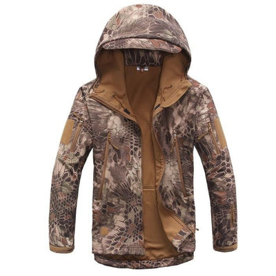 Tactical Snake Camouflage Army Jacket Men Military Shark V4.5 Waterpro ...