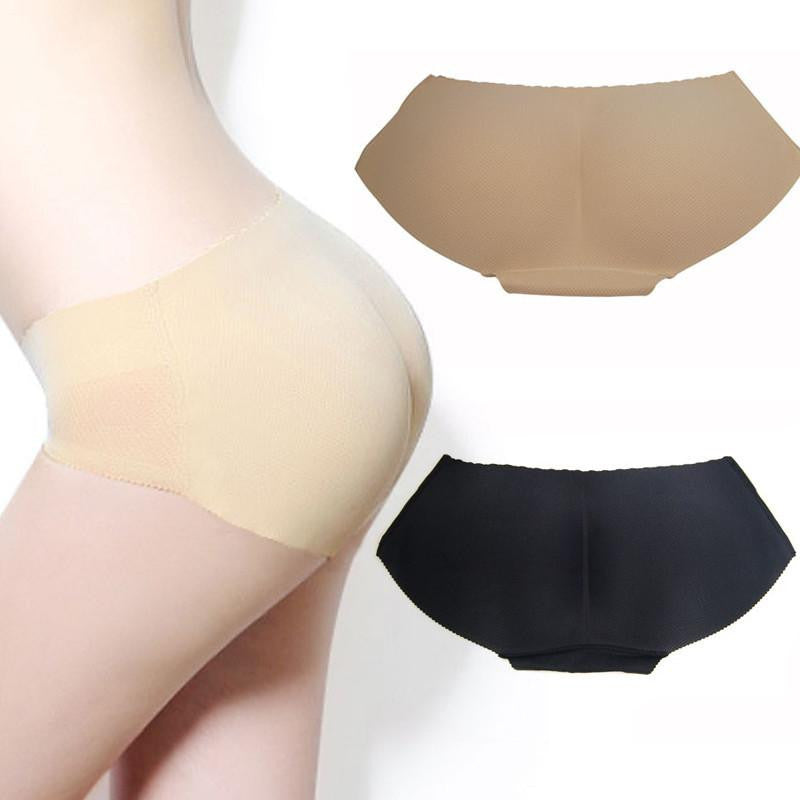 Grasshopr Women's Padded Seamless Bottom Butt Hip Enhancing Briefs