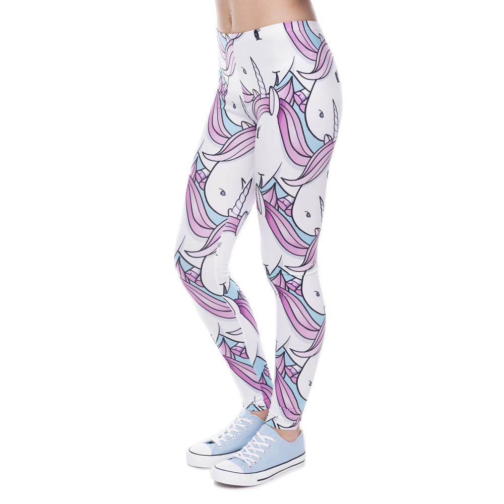 Zohra Fashion Fast Food Comix 3D Printing Punk Women's Ladies Legging