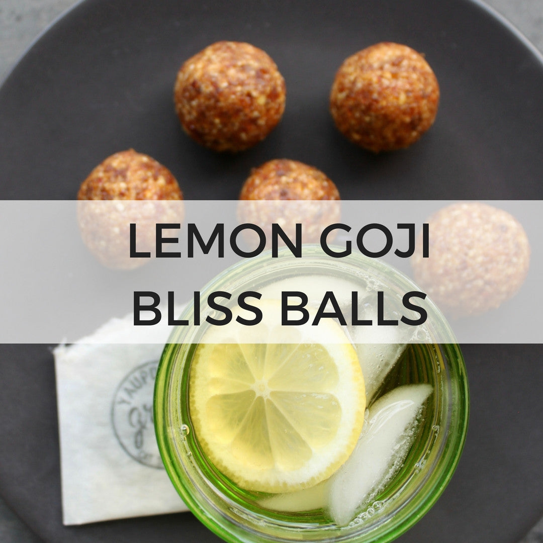 lemon goji bliss balls