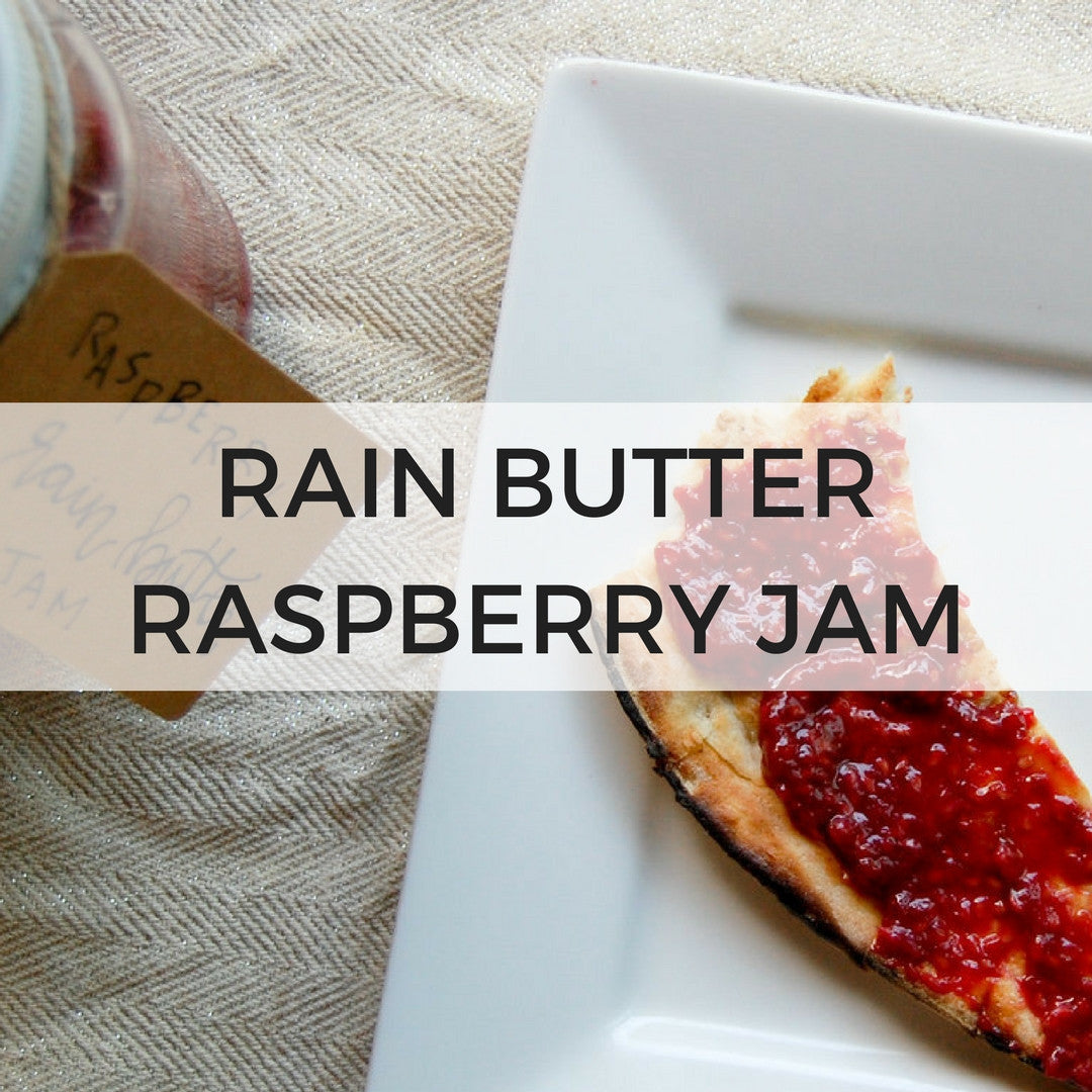 Rain butter raspberry jam