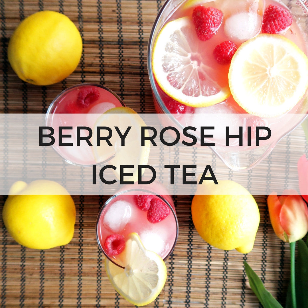 Berry Rose Hip Iced Tea