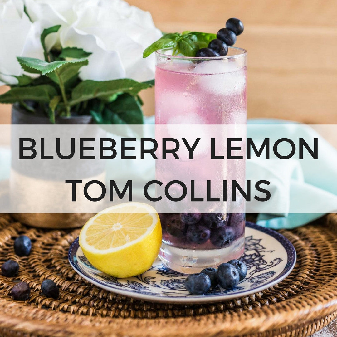 Blueberry Lemon Tom Collins