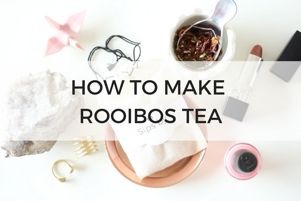 how to steep rooibos tea