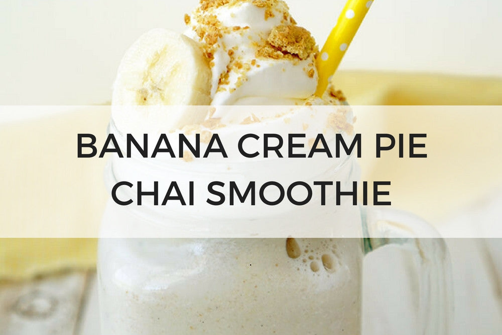 banana cream pie chai smoothie