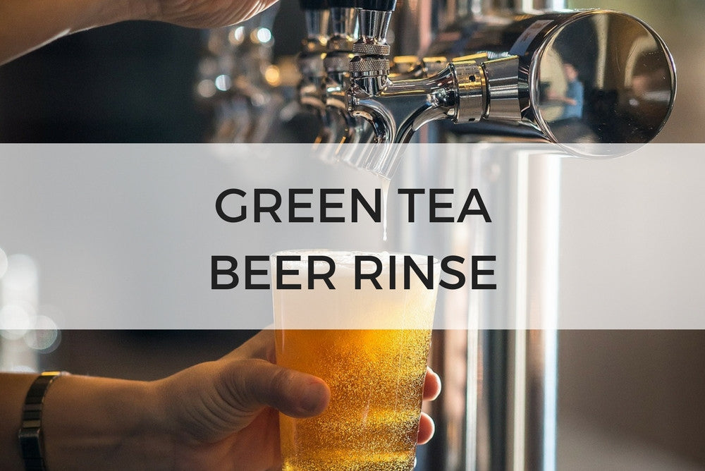green tea beer rinse