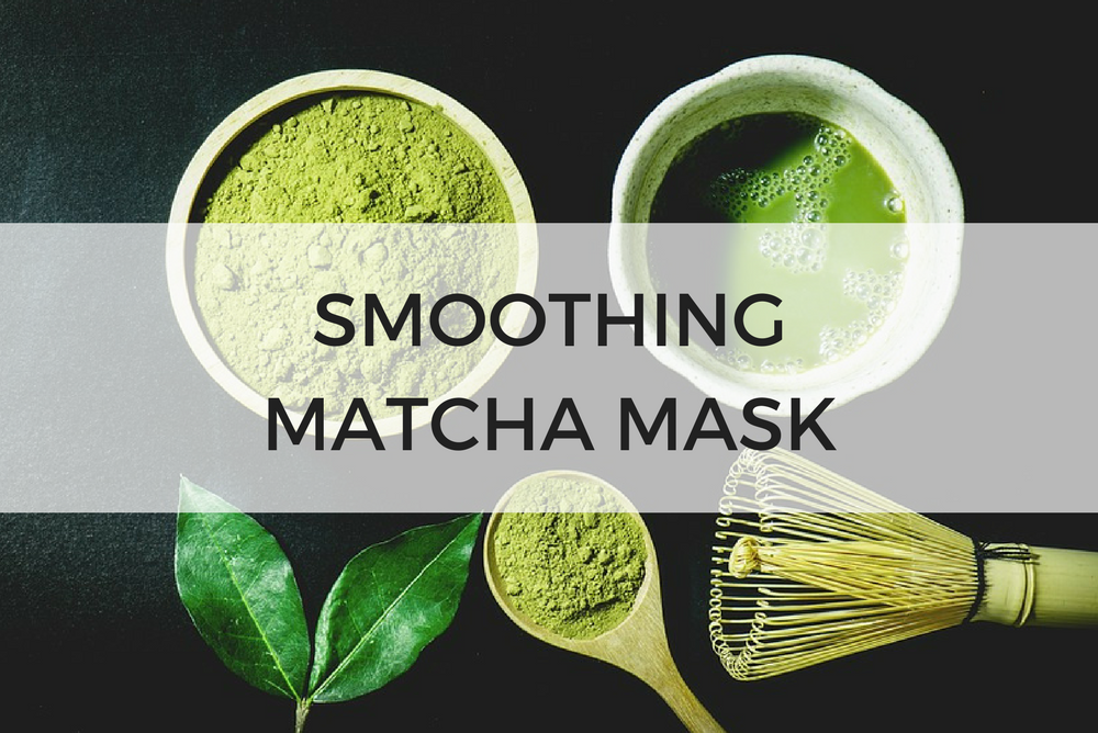 smoothing matcha mask