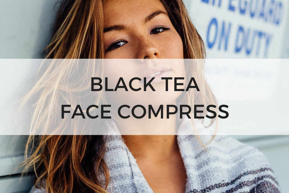 black tea face compress