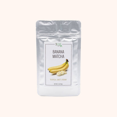 Banana Matcha by 3 Leaf Tea package