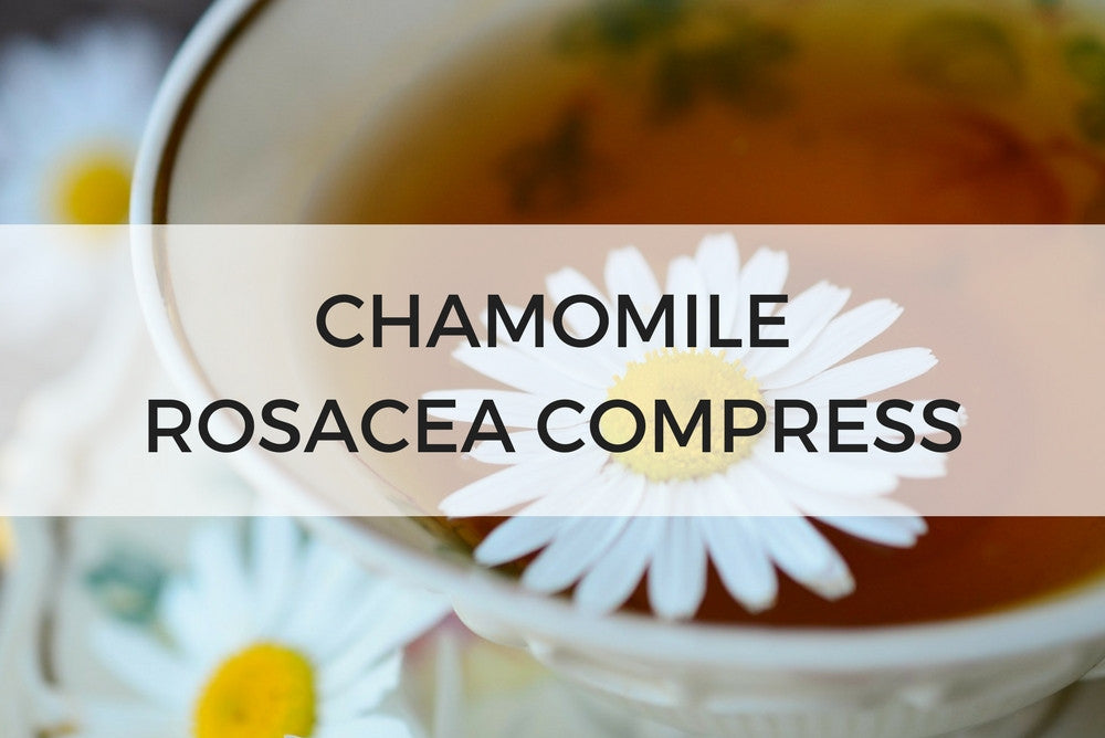 chamomile rosacea compress
