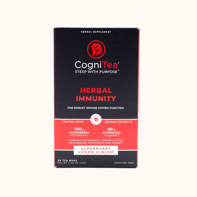 Herbal Immunity by CogniTea tea box