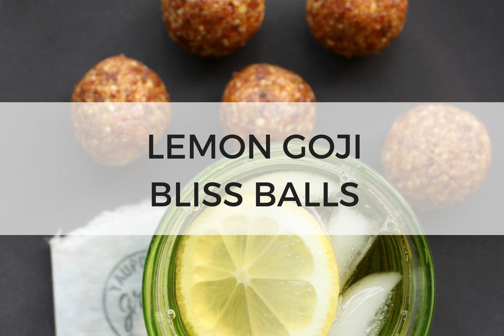 lemon goji bliss balls