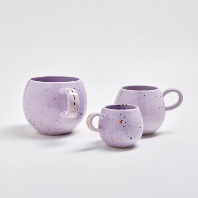 Lilac Party Mugs - 24K Gold Edition by Egg Back Home