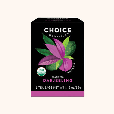 Organic Darjeeling Tea by Choice Organics tea box