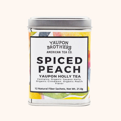 Spiced Peach - Yaupon Brothers tea tin