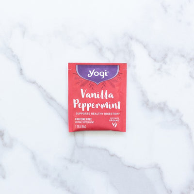 Vanilla Peppermint by Yogi tea bag