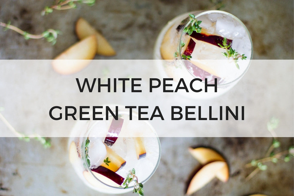 White Peach Green Tea Bellini