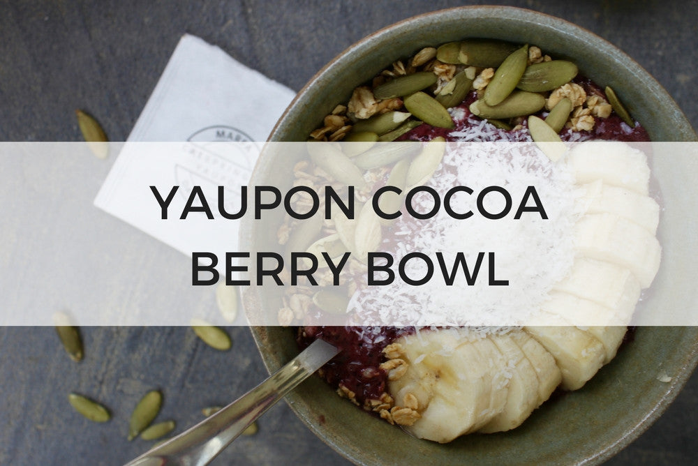 Yaupon Coca Berry bowl