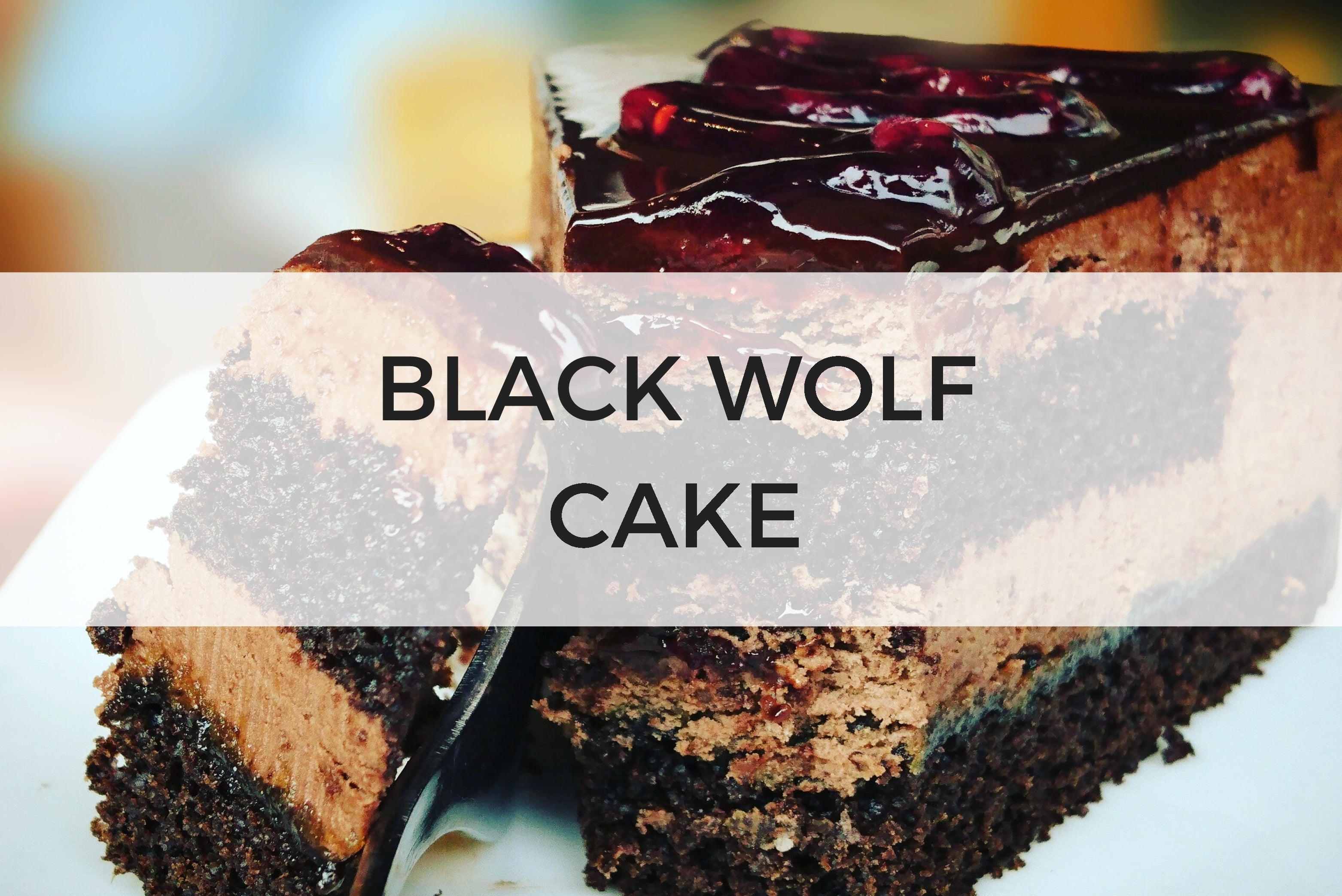 Black Wolf Cake