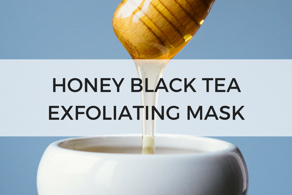 DIY honey black tea exfoliating mask from Sips by