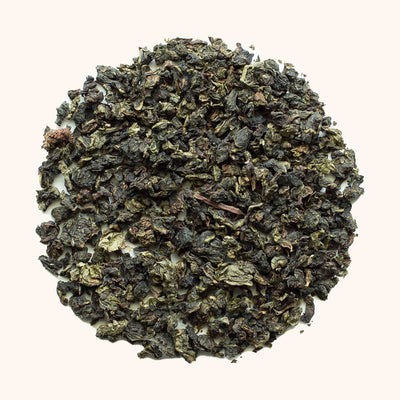 Organic Imperial Ti Kwan Yin loose leaf oolong tea by Sipping Streams Tea Company