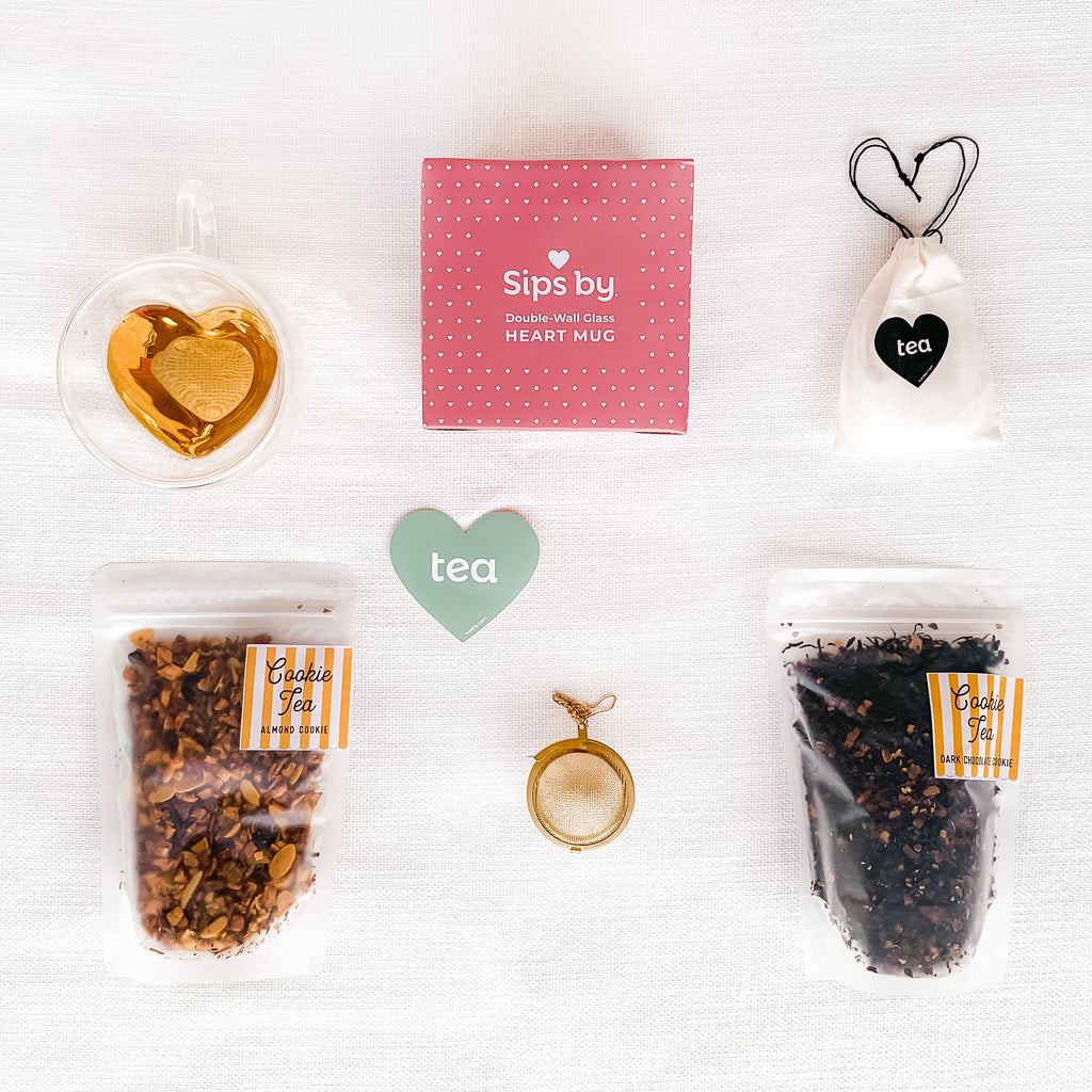 Tea Gift Set for Tea Lovers, Includes Double Insulated Tea Cup 12 Uniquely  Blended Teas