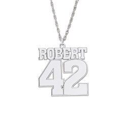 Personalized Sports Number Pendant