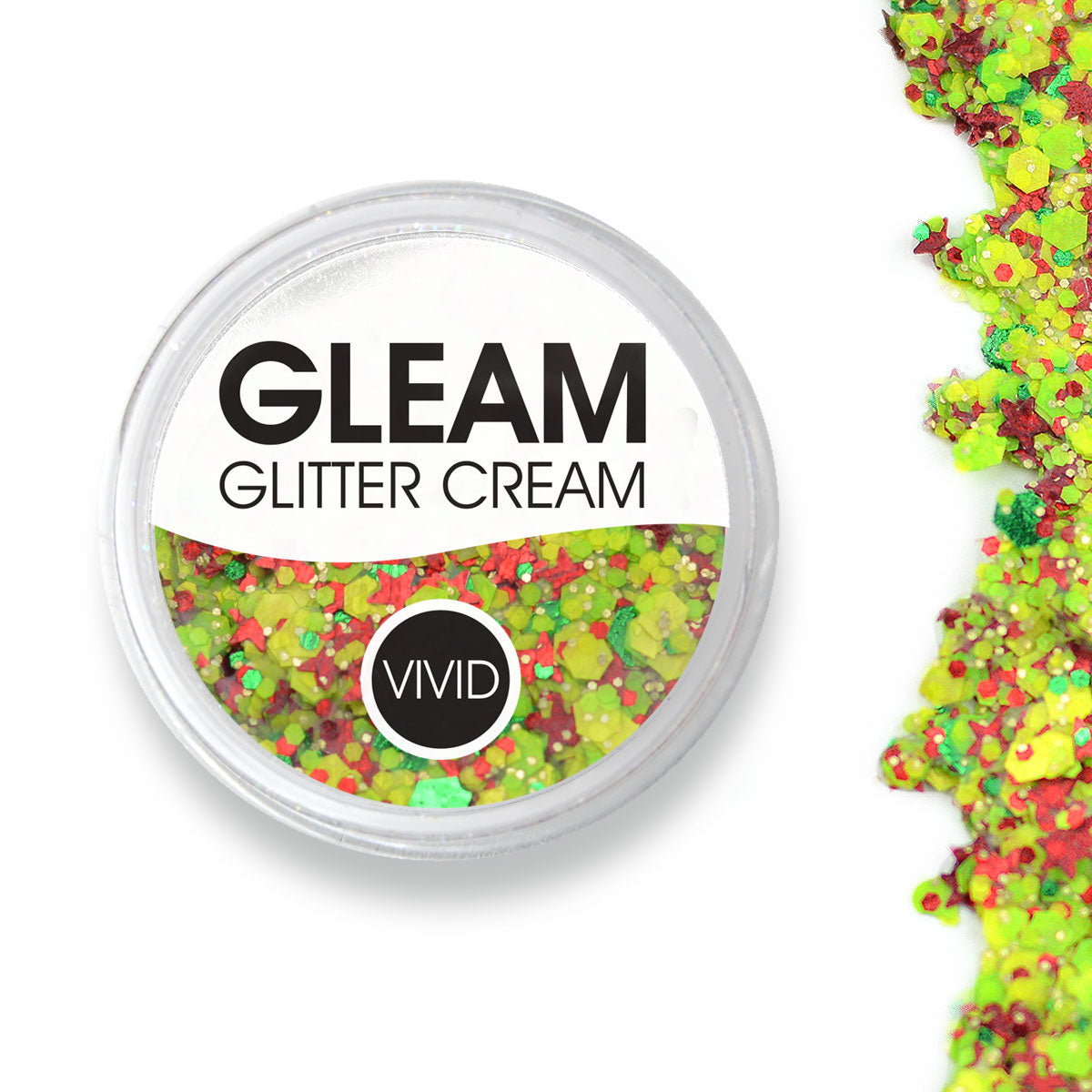 het formulier Los Graveren Carnaval (Custom Mix )- Gleam Chunky Glitter Cream – Vivid Glitter
