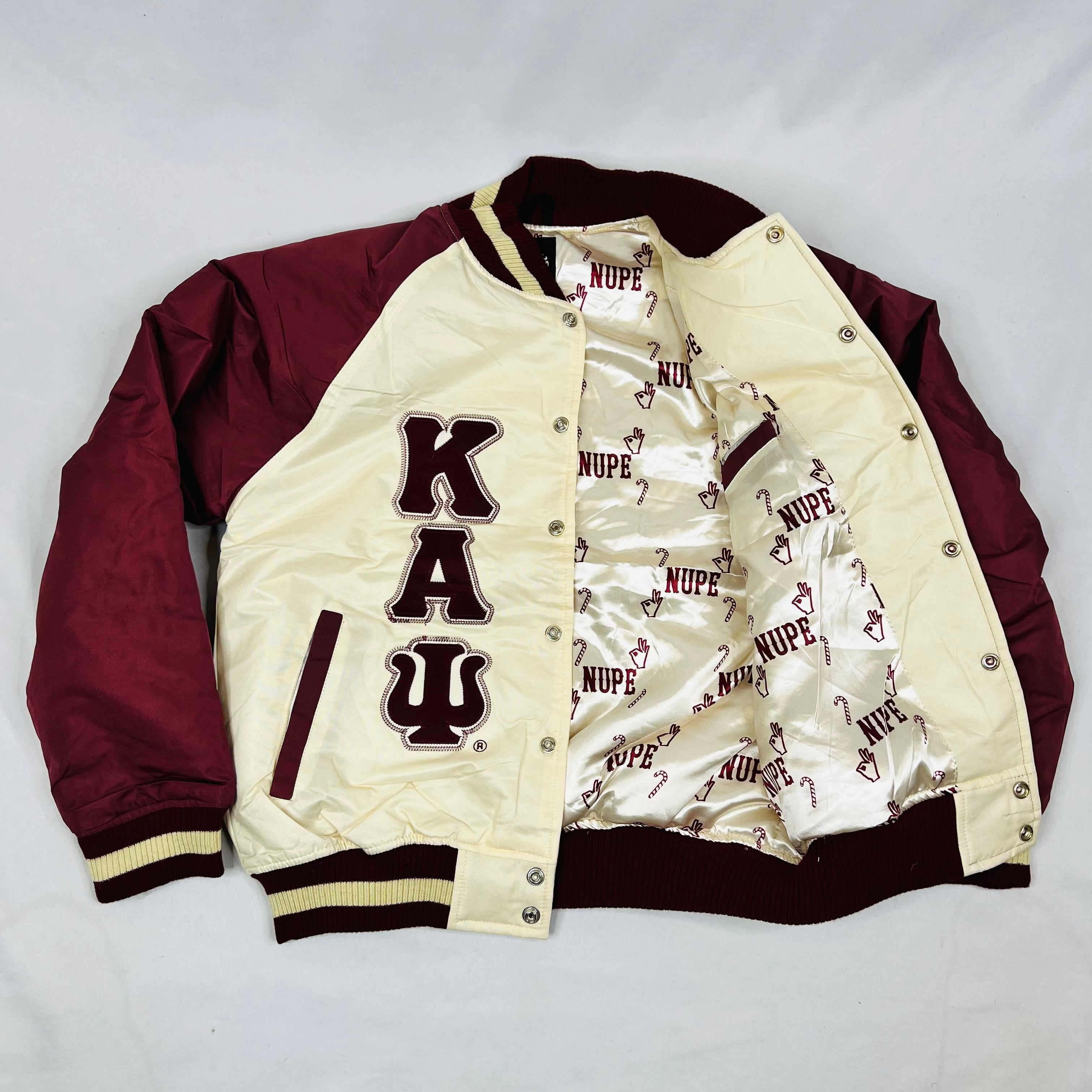 Kappa Krimson & Kream Bomber Jacket – The King McNeal Collection