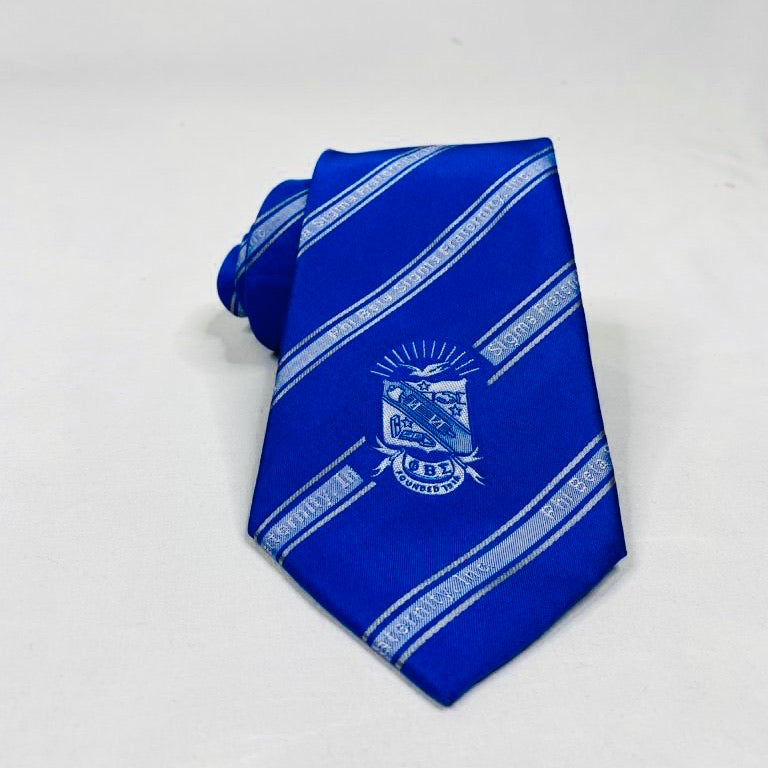 Phi Beta Sigma Monogram Tie The King Mcneal Collection 4826