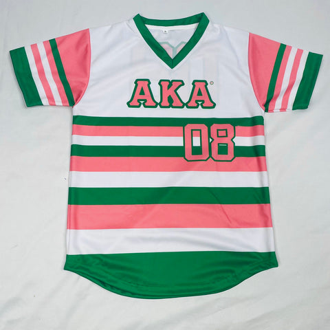 Delta Black Striped Baseball Jersey