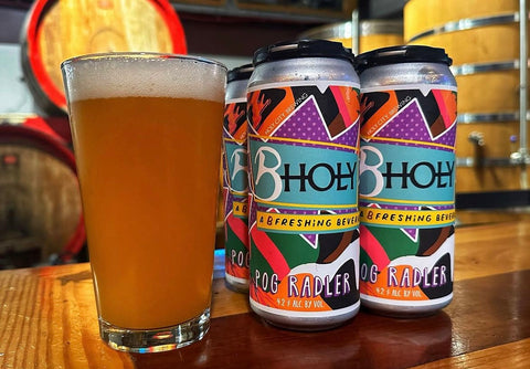 The B Holy POG rattler by Holy City Brewing and B fresh gear