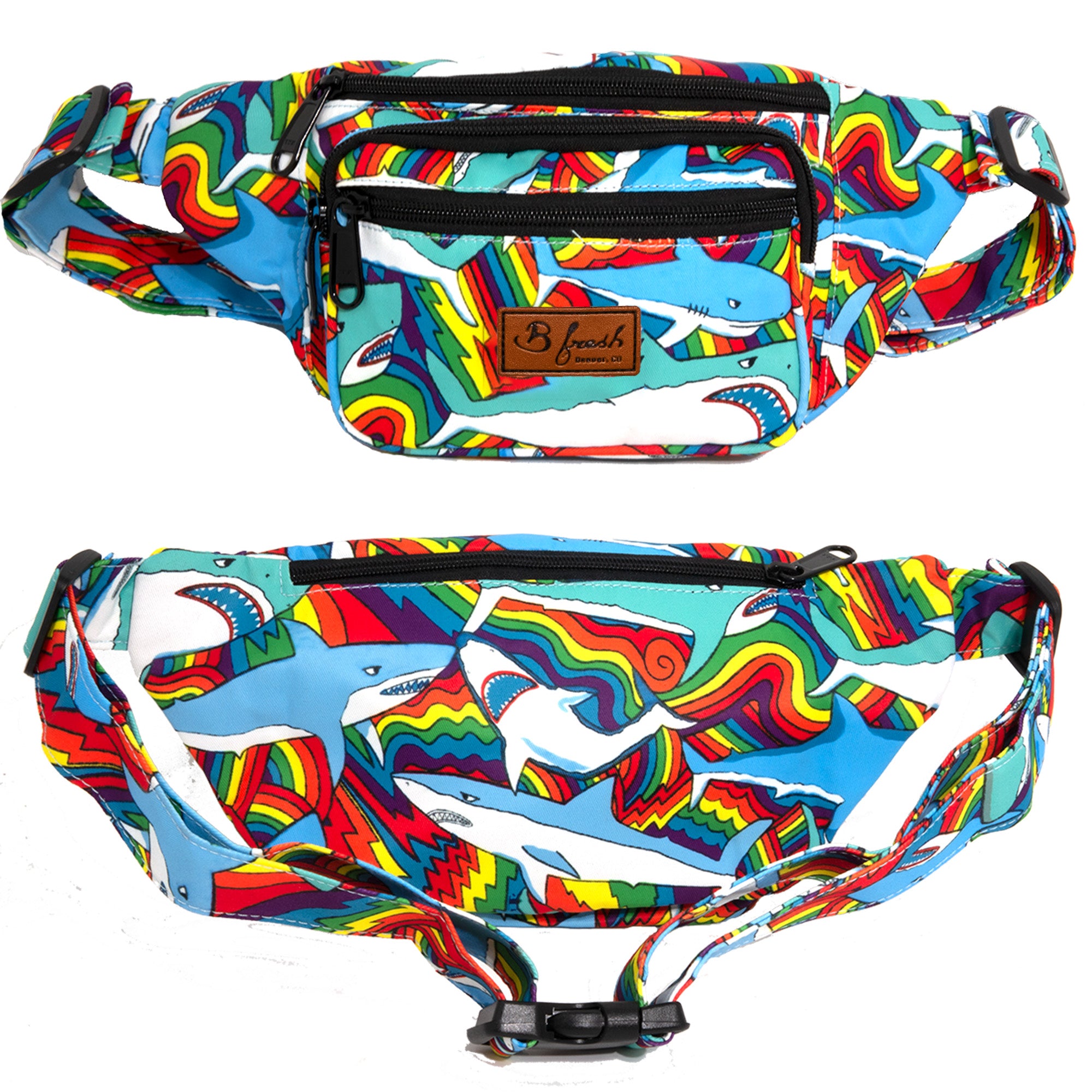 80's Ski Party - Water Resistant Fanny Pack - B Fresh Gear