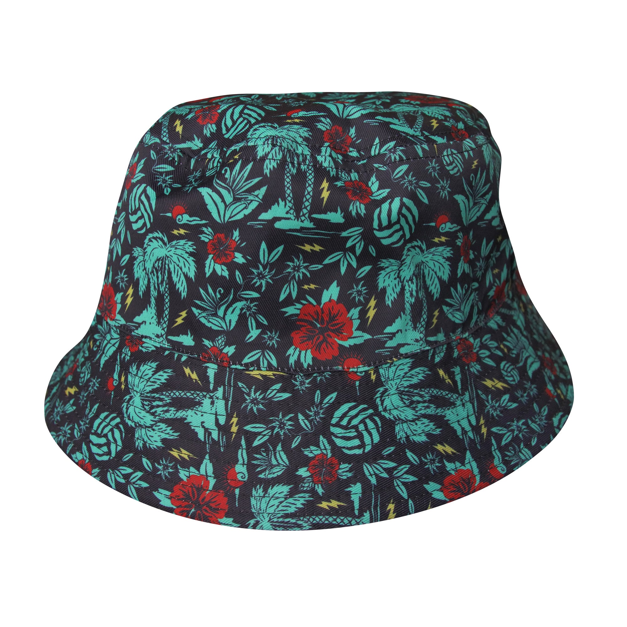 Fire Disco Reversible Bucket hat — STRIPED & SPOTTED