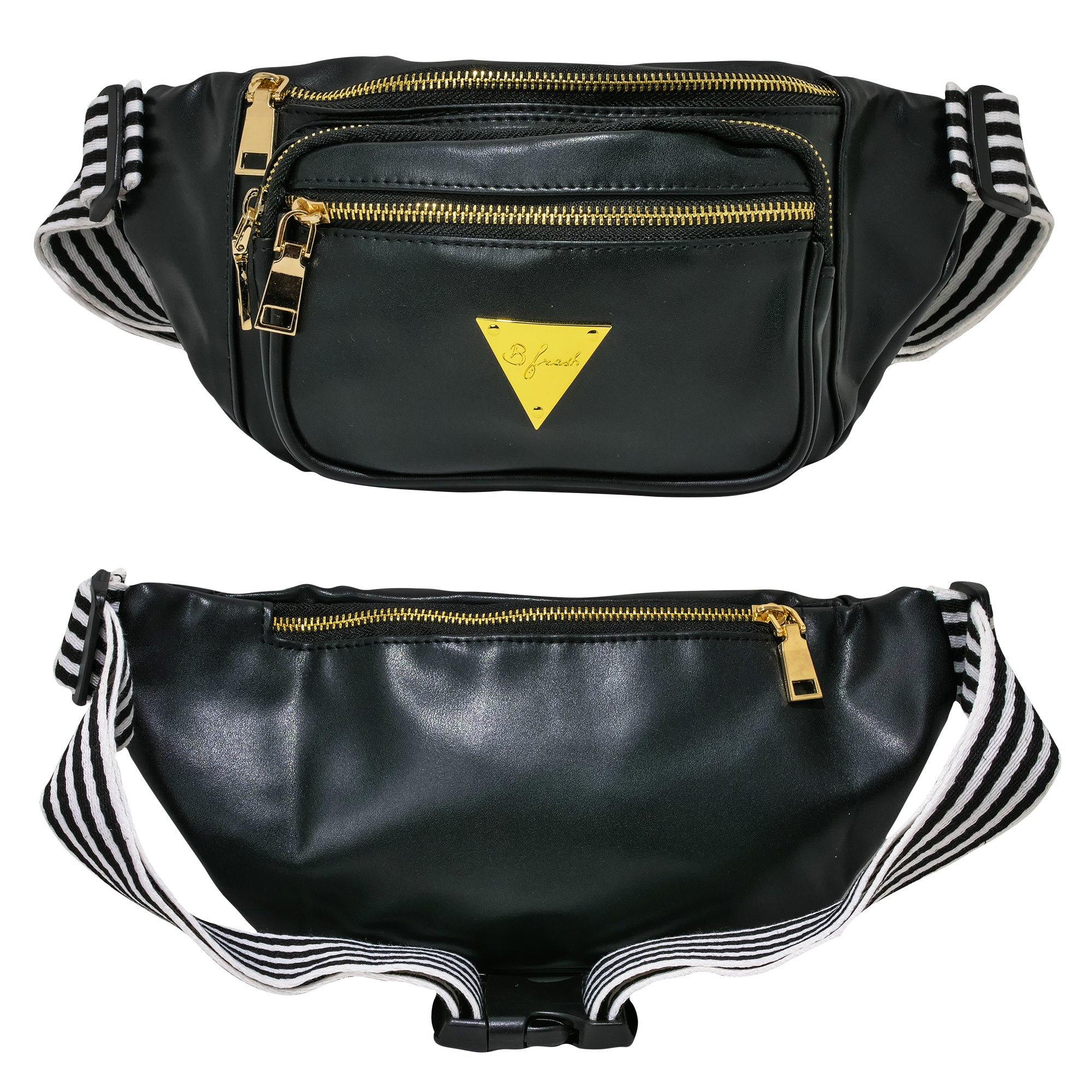 black fanny pack women's