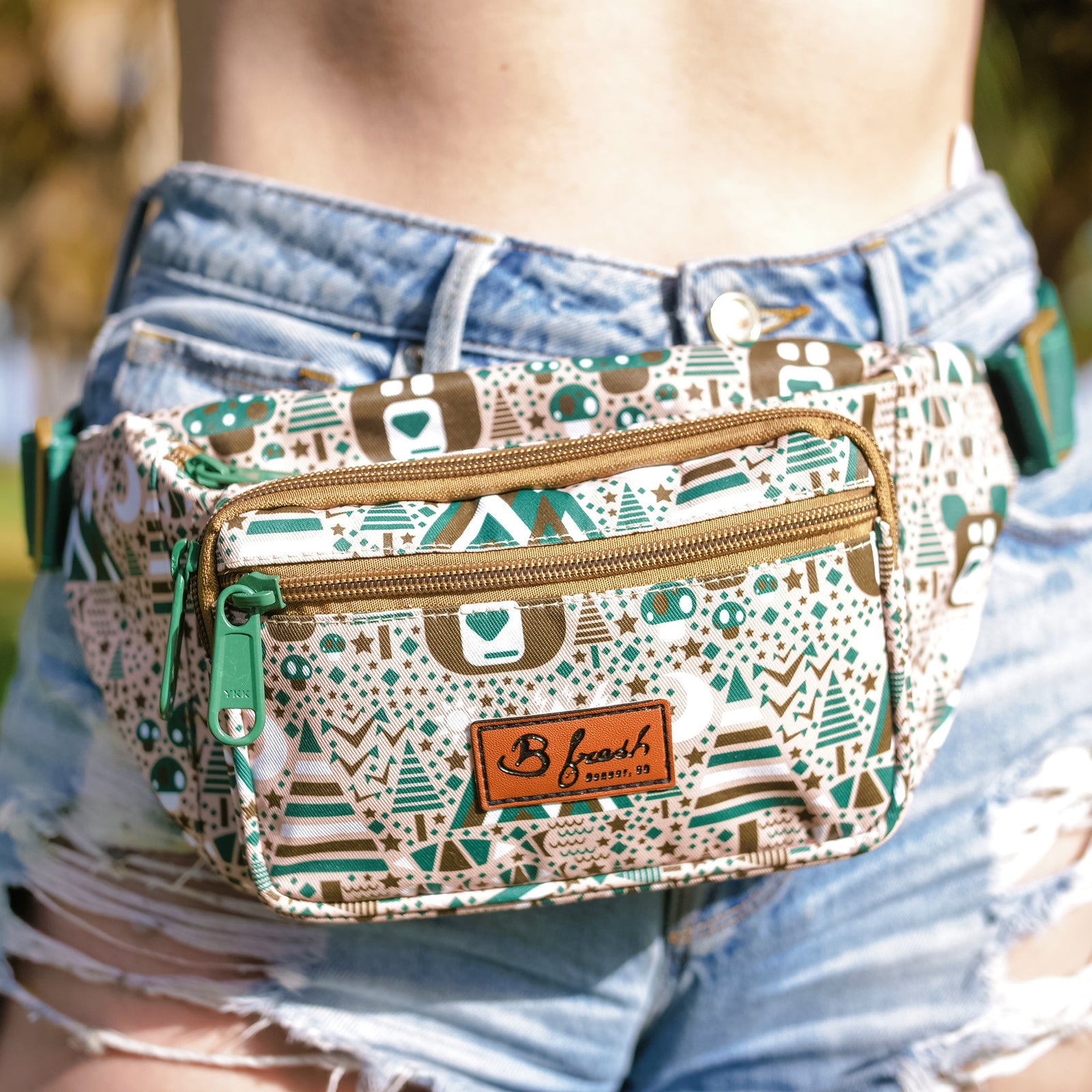 80s PACIFIC OCEAN SLIM FANNY PACK