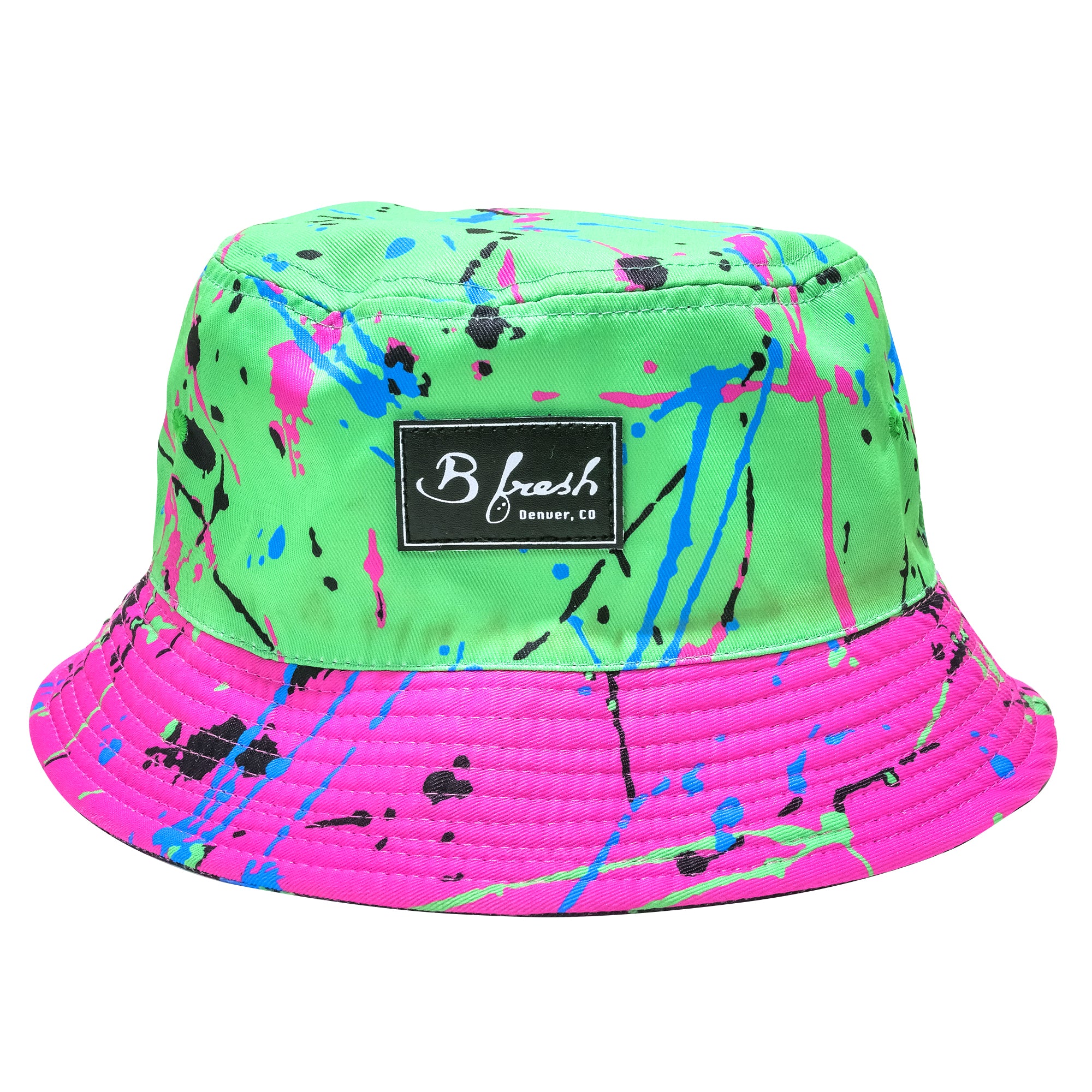 90's Splatter - Reversible Bucket Hat - B Fresh Gear