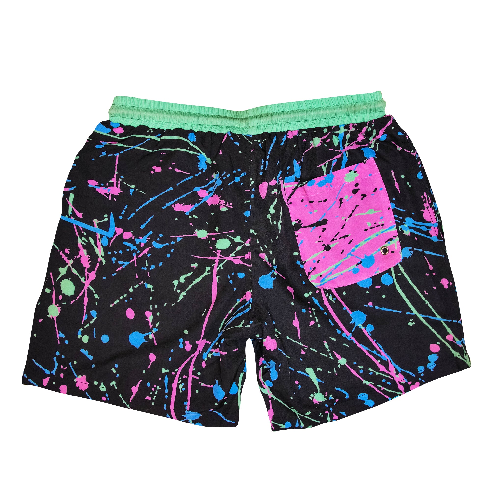 Native Youth bucket hat and swim shorts in blue swirl print - part of a set