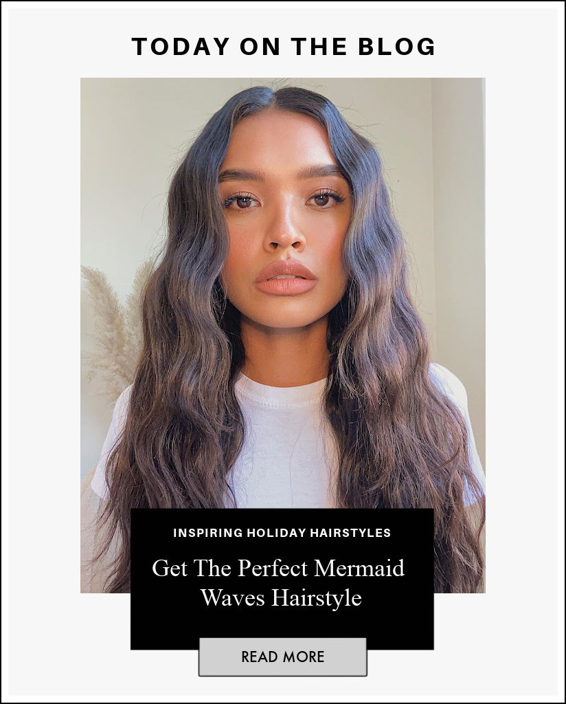 Image of mermaid waves long hair hairstyle