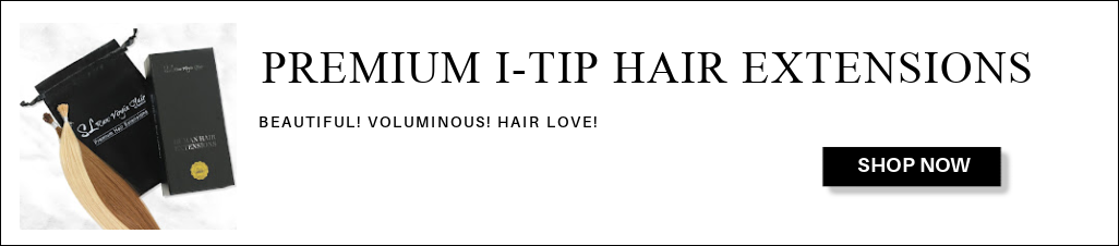 Publicité pour les extensions de cheveux Itip sans couture