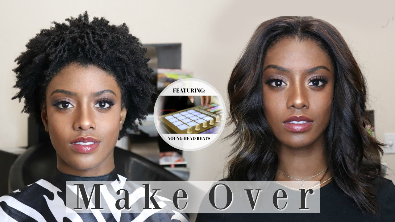 Before and after on 4c hair video hair transformation 
