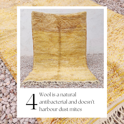 4 Wool is a natural antibacterial and doesn’t harbour dust mites: