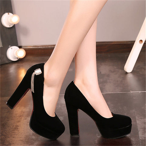 thick high heel shoes