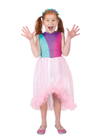 Poppy troll dress- Poppy troll costume-poppy dress- troll dress